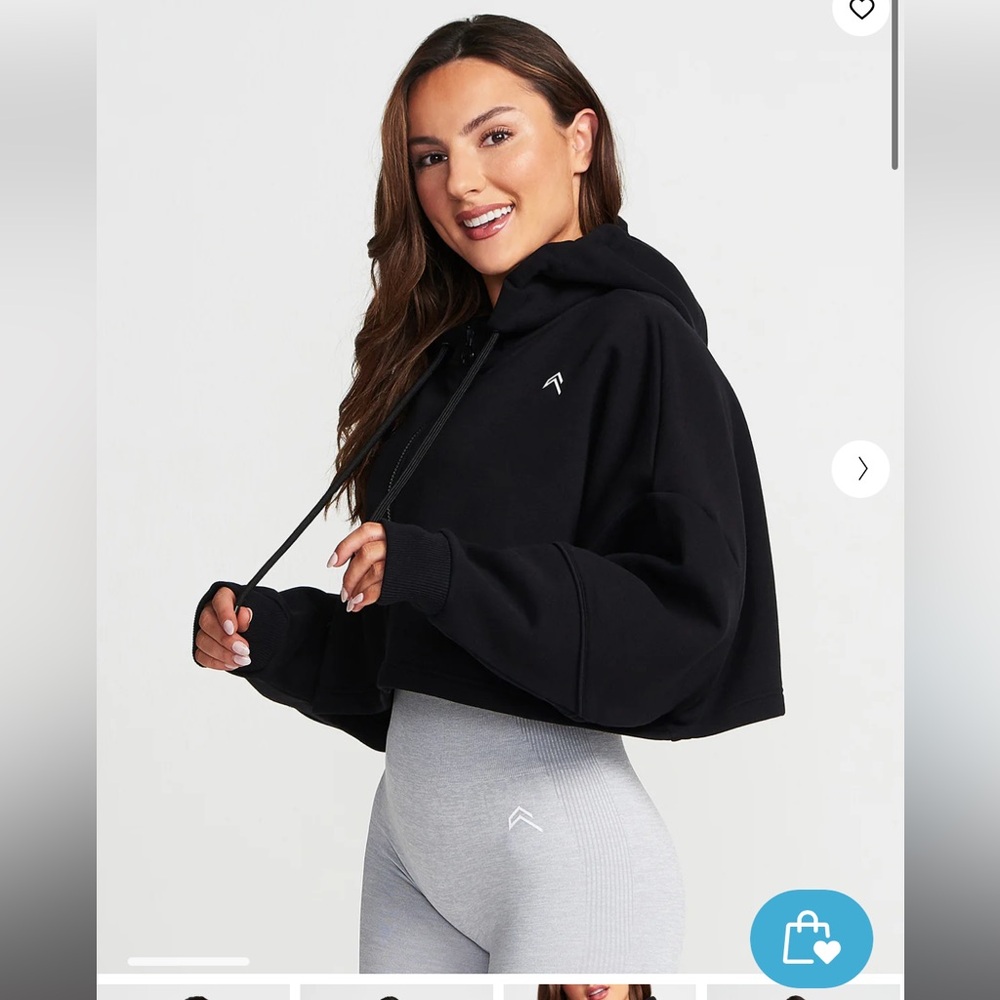 Oner Active Classic Crop Zip Hoodie